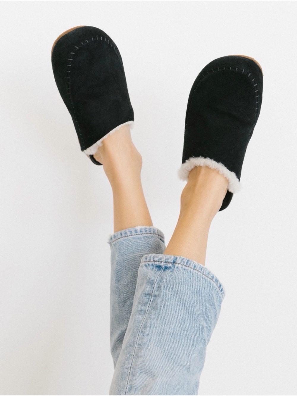 Jenni Kayne Shearling-Lined Moc Clog